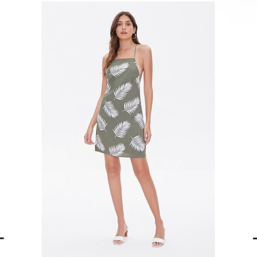 Tropical Print Mini Dress - Picture 5 of 5